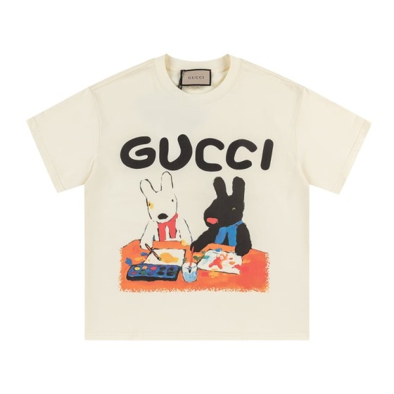 Gucci Early Spring Collection High-Weight Short-Sleeve